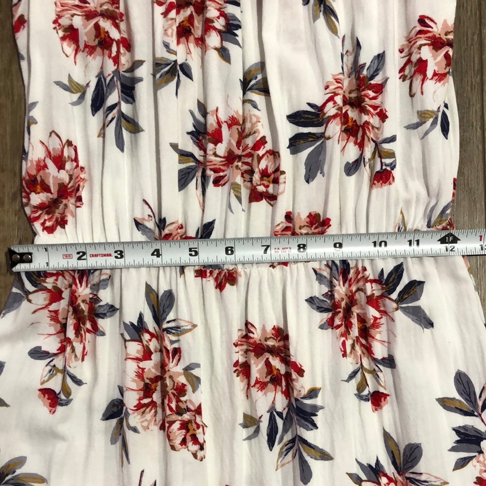 NEW LOOK Floral Ruffle Sleeve Mini Dress - Picture 9 of 9